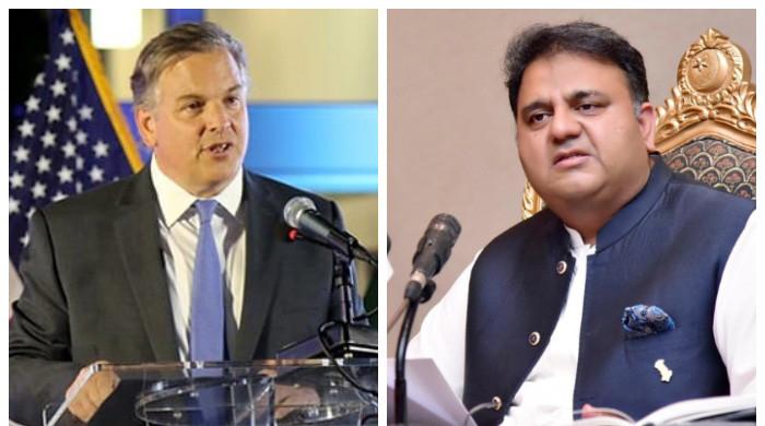 Fawad Chaudhry holds hour-long meeting with US envoy Donald Blome: sources