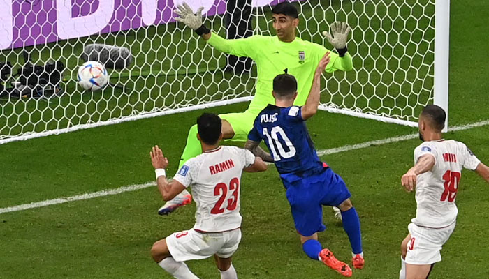 Christian Pulisic scored in USAs 1-0 win over Iran. AFP