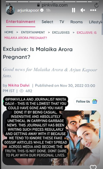 Malaika Arora, Arjun Kapoor rubbish pregnancy rumours