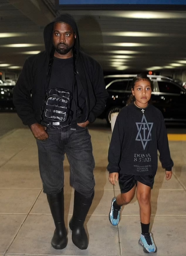 Kanye West spends quality time with North after Kim Kardashian divorce settlement