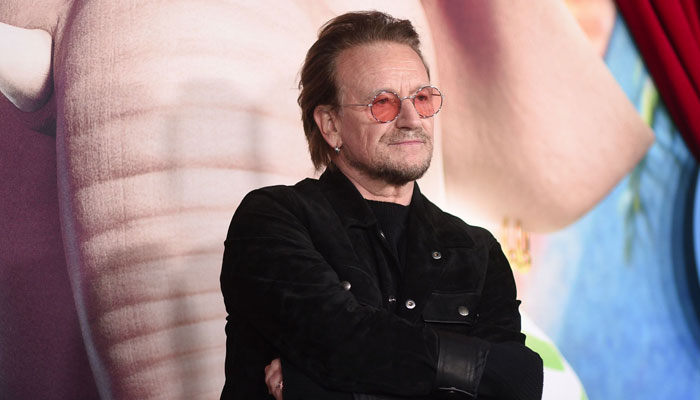 U2 Bono shares impressive art skills to record producer Clive Davis