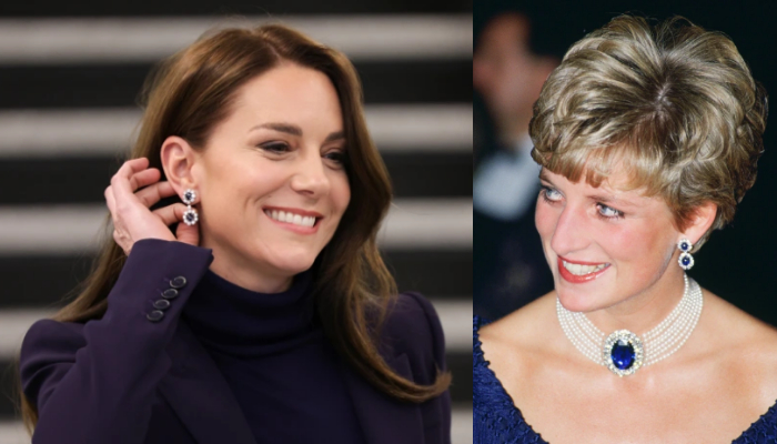 Kate Middleton paid a stunning tribute to her late mother-in-law Princess Diana as she kicked off her US visit