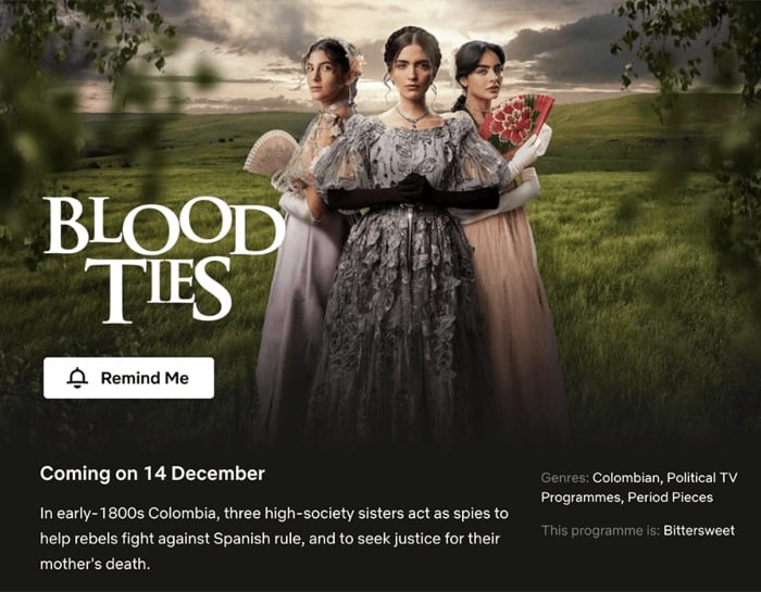 Netflix acquires streaming rights for Colombian Telenovela Series
