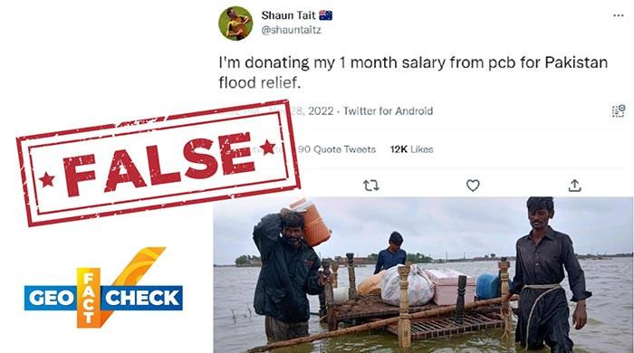 Fact-check: Fake Shaun Tait Twitter account tweets about flood survivors