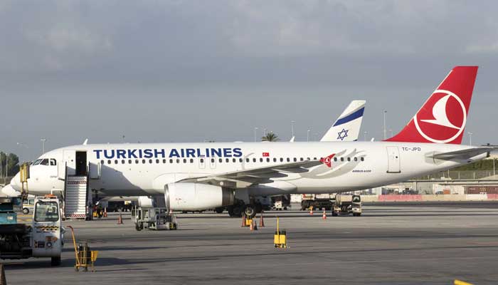 A Turkish Airlines aircraft waits at an airport ahead of flight. — AFP/File