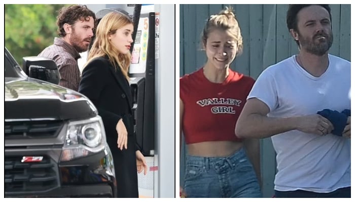 Casey Affleck, Caylee Cowan appear in good spirits after Thanksgiving row