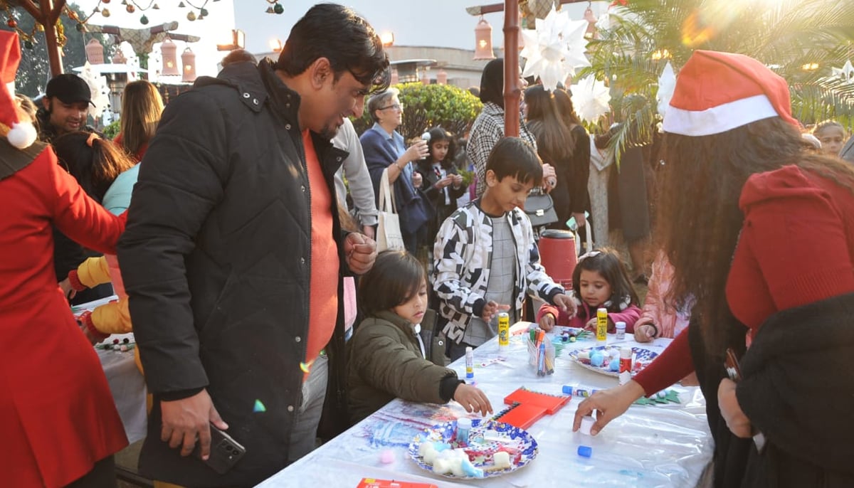 People inspecting stalls during the Charity Christmas Market held in Islamabad on December 4, 2022. — Handout from the German Embassy in Islamabad