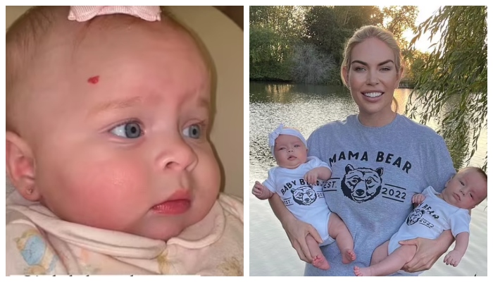Frankie Essex gets her 6-month-old daughters ears pierced