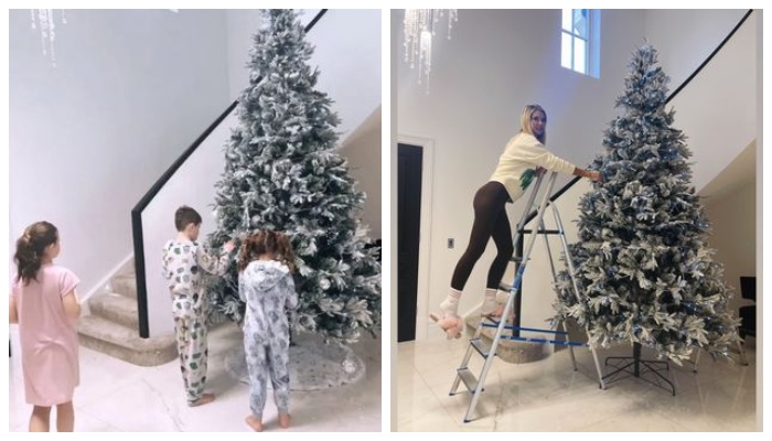 Paddy and Christine McGuinness get into the Christmas spirit with children