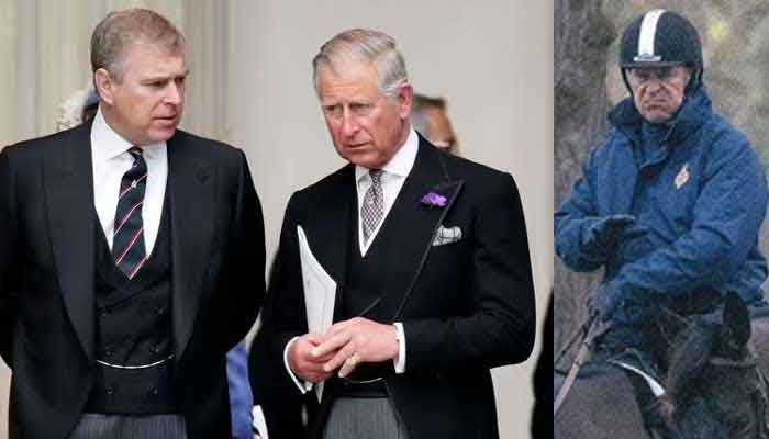El príncipe Andrew se ve infeliz en su última aparición en Windsor en medio del drama de Meghan y Harry