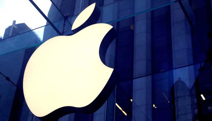 The Apple Inc. logo is seen hanging at the entrance to the Apple store on 5th Avenue in Manhattan, New York, US, October 16, 2019. —Reuters