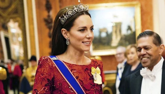 Princess Kate Middleton dazzles in rare tiara for Palace reception