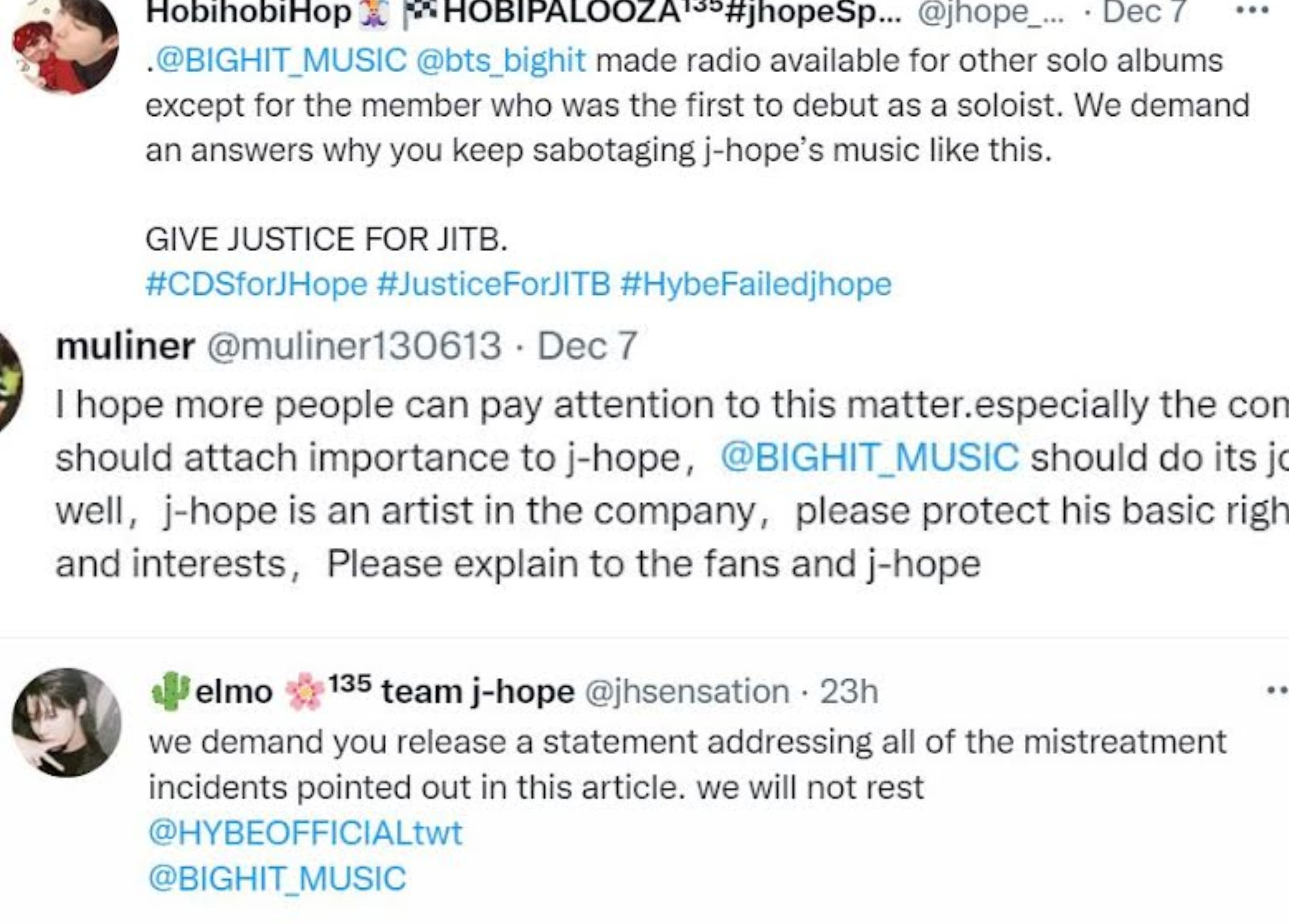 BTS ARMY raise concerns over HYBEs mistreatment of J-hope
