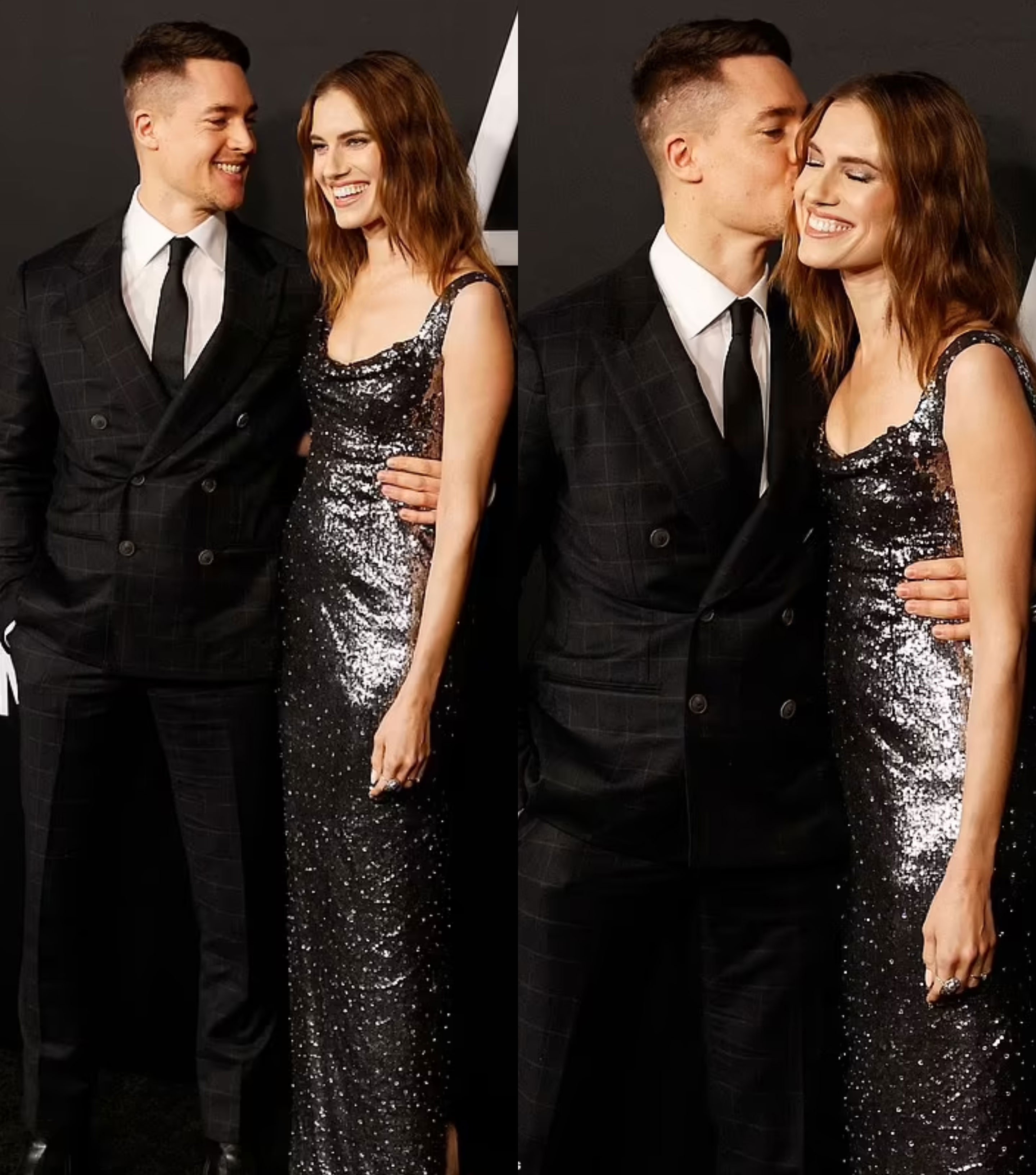 Allison Williams and Alexander Dreymon make their red carpet debut as a couple