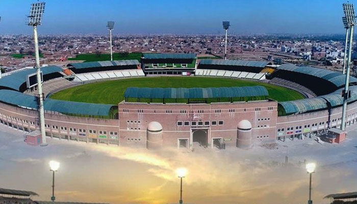 A beautiful view of the Multan Cricket Stadium. Twitter