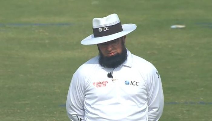 Dar, who is known for making precise and accurate judgements, made three errors in the Pak vs. Eng Test. — Twitter/RajaImran007