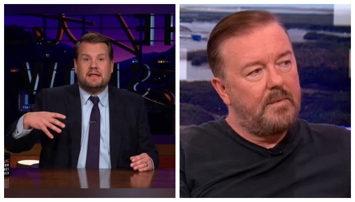 Ricky Gervais shares James Corden reached out to apologise after joke-stealing scandal