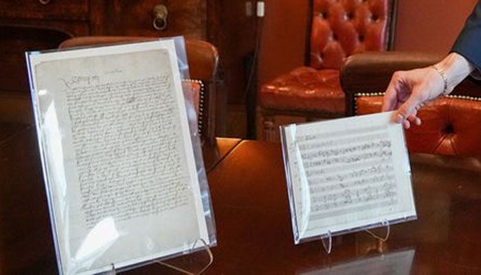 King Henry VIII military letter, handwritten Mozart music on offer at auction