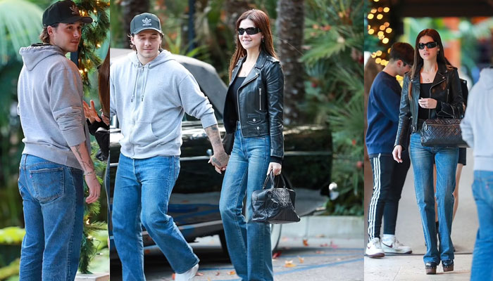 Brooklyn Beckham, Nicola Peltz make lovely couple as they get in holiday spirit