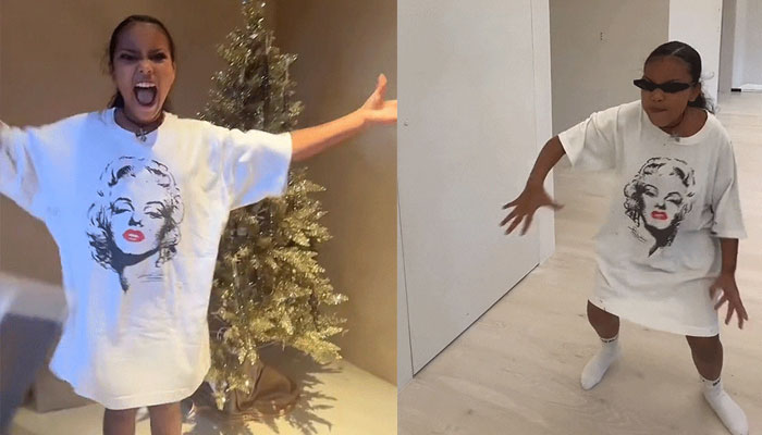 Kim Kardashian, Kanye West daughter grooves to Michael Jackson’s song