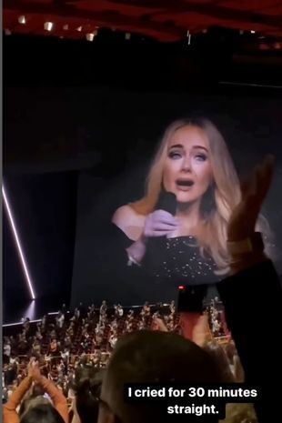 Adele bursts into tears on Las Vegas stage after England World Cup loss