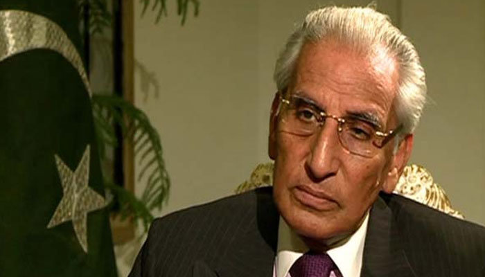 Special Assistant to Prime Minister on Coordination Tariq Fatemi. — APP/file