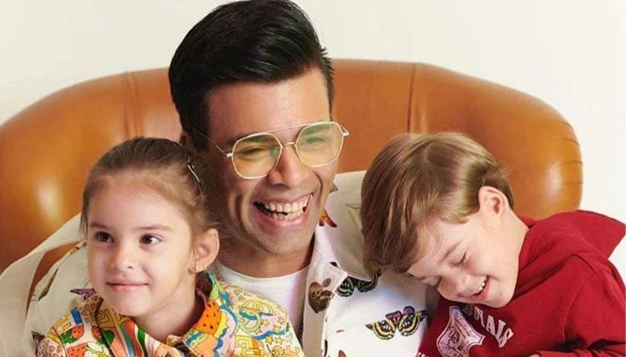 Karan Johar drops cute video featuring his kids Yash and Roohi
