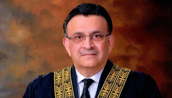 Chief Justice of Pakistan (CJP) Umar Ata Bandial. — SC website