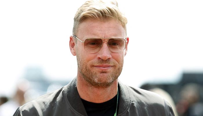 Former cricketer Andrew Flintoff is seen before the race at the British Grand Prix in Silverstone Circuit, Silverstone, Britain on July 3, 2022. — Reuters
