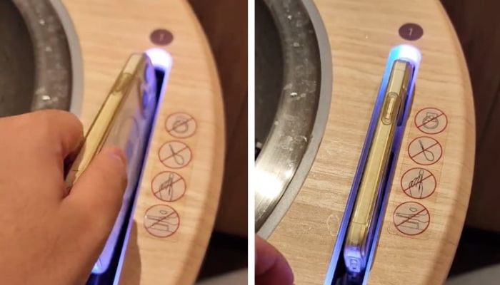 ‘Smart sink’ memungkinkan orang untuk mencuci ponsel
