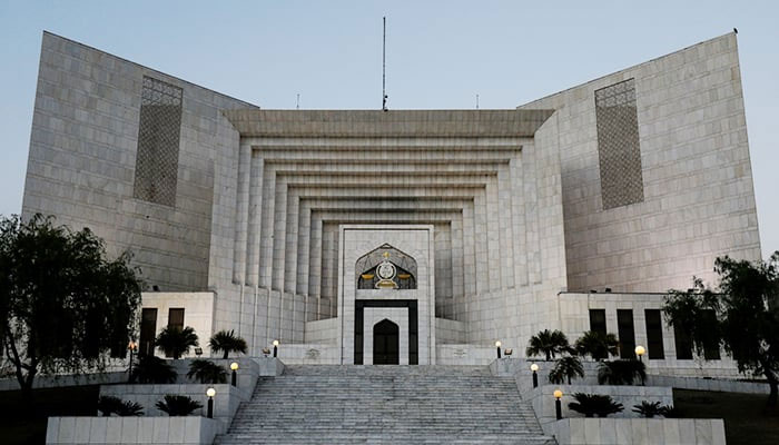 A general view of the Supreme Court of Pakistan building in Islamabad, April 7, 2022. — Reuters