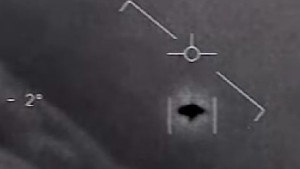 The Pentagon in April 2018 officially released three videos taken by US Navy pilots showing mid-air encounters with what appear to be UFOs.— AFP/file
