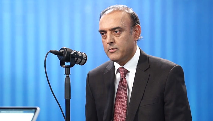 State Bank of Pakistan Governor Jameel Ahmad speaking during the latest episode of the SBP Podcast series uploaded on December 8, 2022. — YouTube Screengrab via State Bank of Pakistan