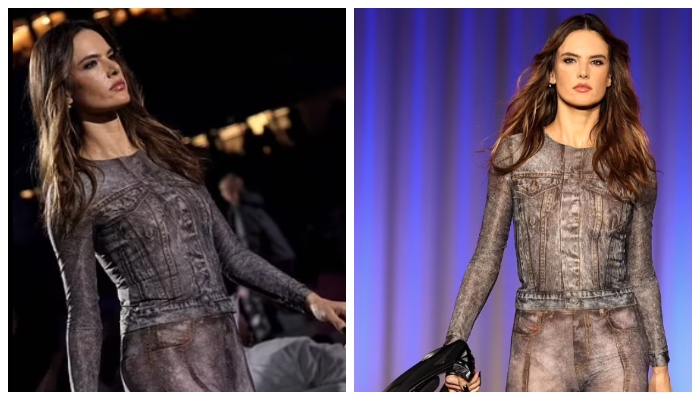 Brazilian model Alessandra Ambrosio sizzles in skintight outfit at Qatar Fashion United
