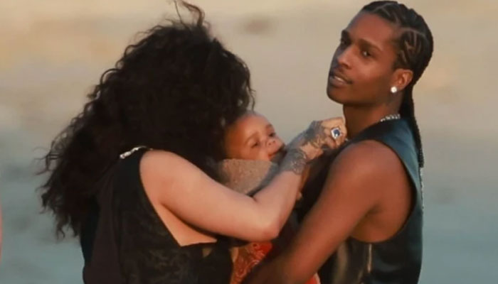Rihanna, A$AP Rocky beach date photos with baby boy go viral