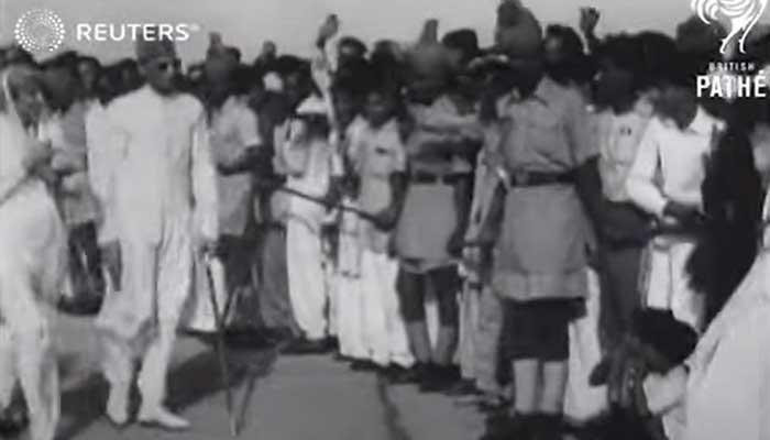 Quaid-i-Azam Muhammad Ali Jinnah and Fatima Jinnah are seen in the screengrab from the documentary.