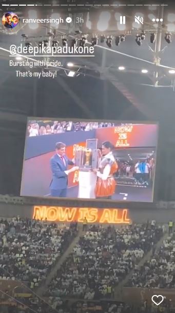 Ranveer Singh is on cloud nine as wife Deepika Padukone reveals FIFA trophy