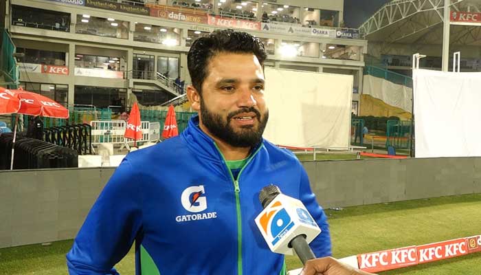 Azhar Ali speaks in an interview with Geo News. — Photo by author