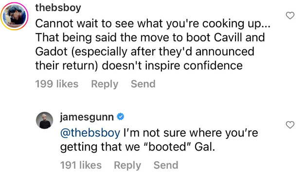 James Gunn responds to speculations of booting Gal Gadot from DC