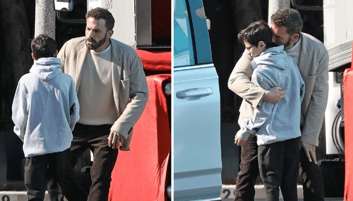 Ben Affleck shares sweet ‘step dad’ moment with Jennifer Lopez son Max