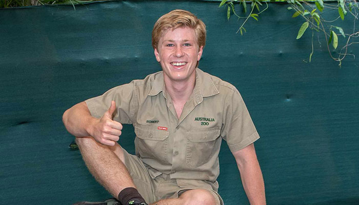 Robert Irwin breaks down watching surprise message from late dad on 19th birthday