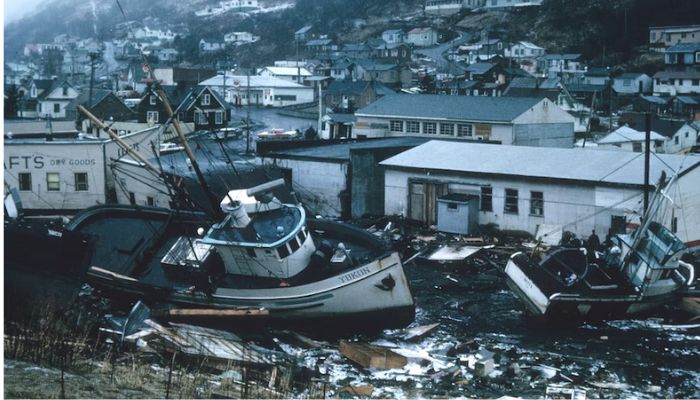 Alaska 1964 Good Friday earthquake and tsunami damage.— Unsplash