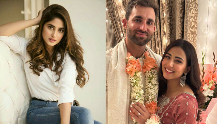 Sajal Aly sends best wishes to Ushna Shah on her engagement - Vimarsana News
