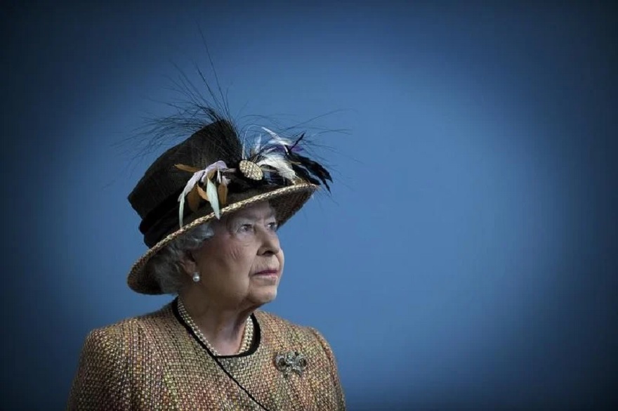 Queen Elizabeth views the interior of the refurbished East Wing of Somerset House at Kings College in London, February 29, 2012.— Reuters