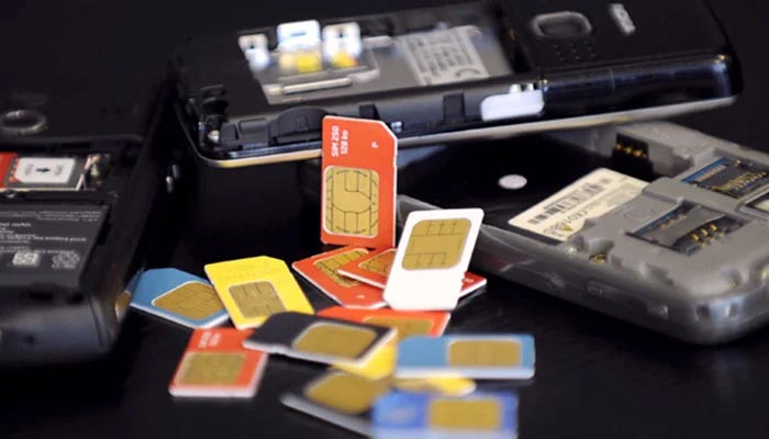 A representational image of several sim cards. — AFP/File