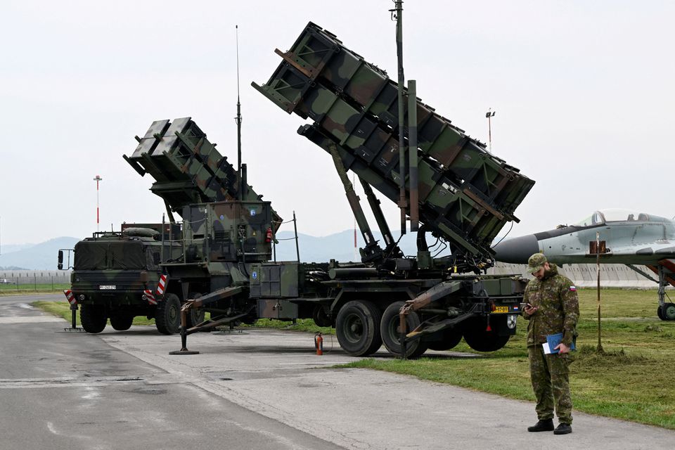 Patriot missile defence system is seen at Sliac Airport, in Sliac, near Zvolen, Slovakia, May 6, 2022.— Reuters