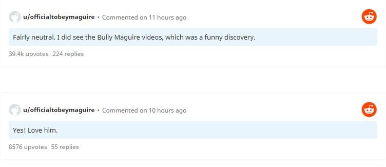 Spider-Man Tobey Maguire confirms knowing about viral Bully Maguire memes