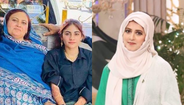 Salma Bibi (L), Dania Shah and Bushra Iqbal. — Instagram/Facebook/@sayedadaniaamir/DrBushraIqbal