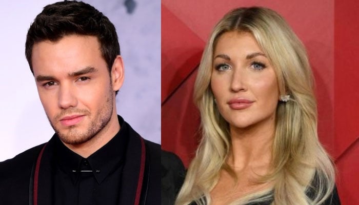 Liam Payne shares an intimate moment with Kate Cassidy at a Christmas party