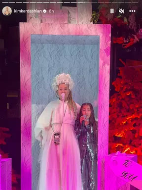 Kim Kardashian shares snippets of daughter Norths singing prowess